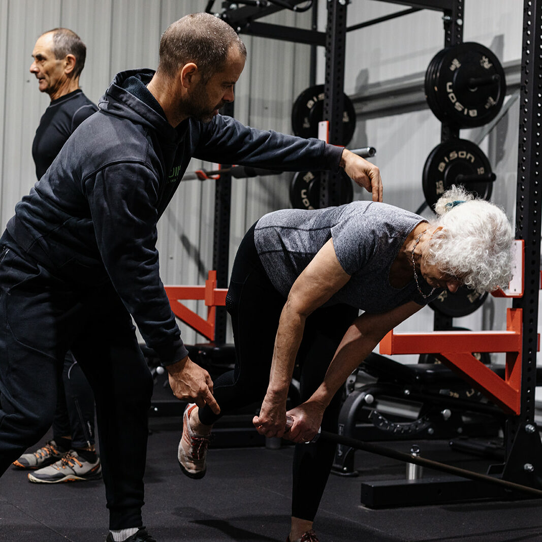 Strength and conditioning session at Cornwall High Performance private gym Truro
