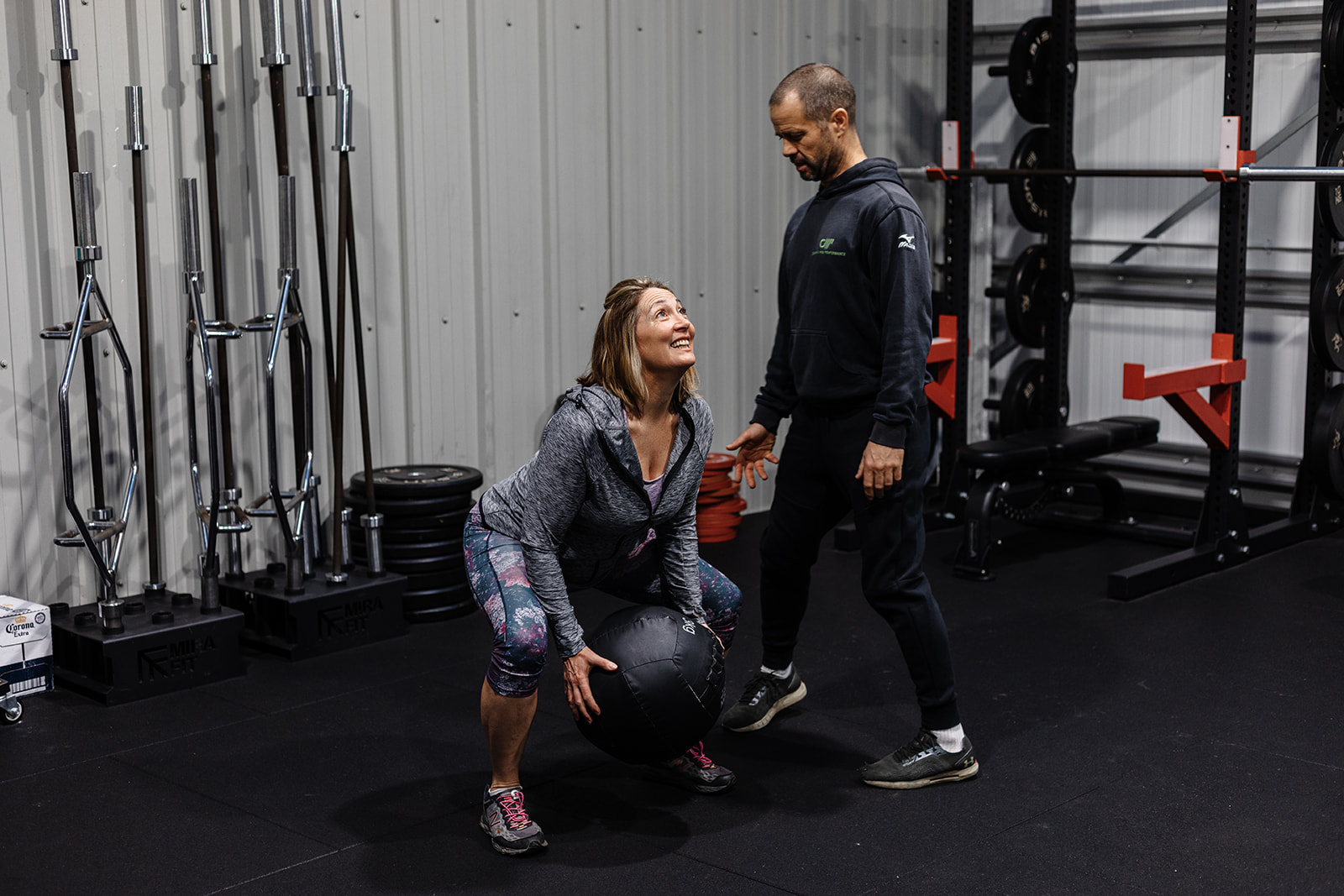 Fitness coaching session at Cornwall High Performance private gym Truro