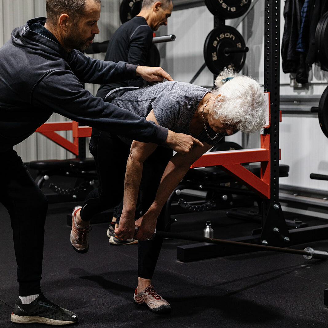 Adult fitness coaching session at Cornwall High Performance private gym Truro
